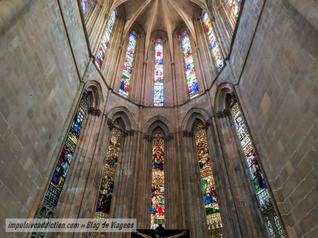 Inside the Batalha Monastery Church