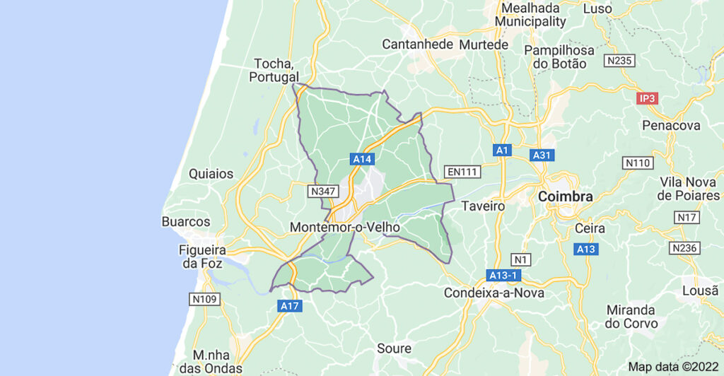 Mapa de Montemor-o-Velho
