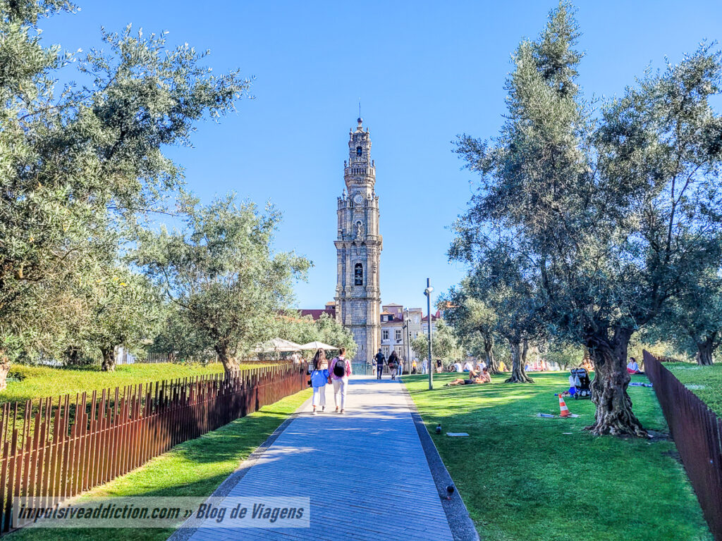 Olives Garden next to Clérigos Tower