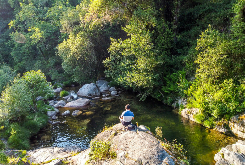 The main lagoon in Grade (river Ázere)
