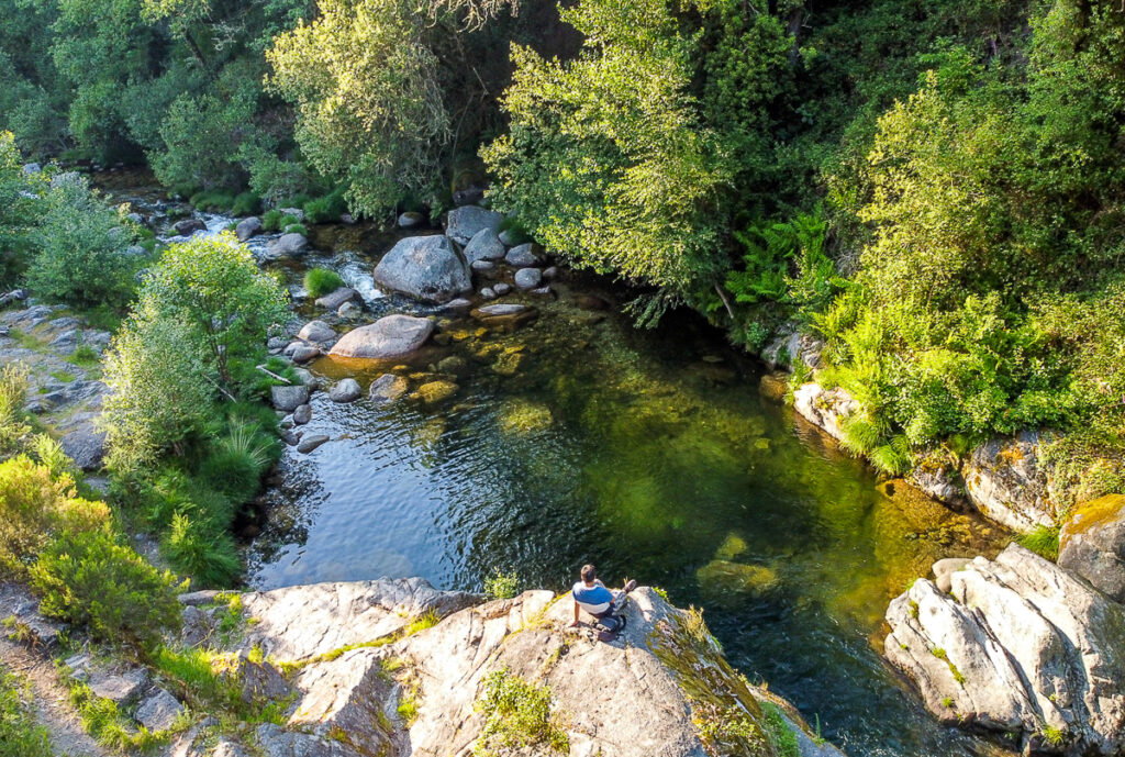 The main lagoon in Grade (river Ázere)
