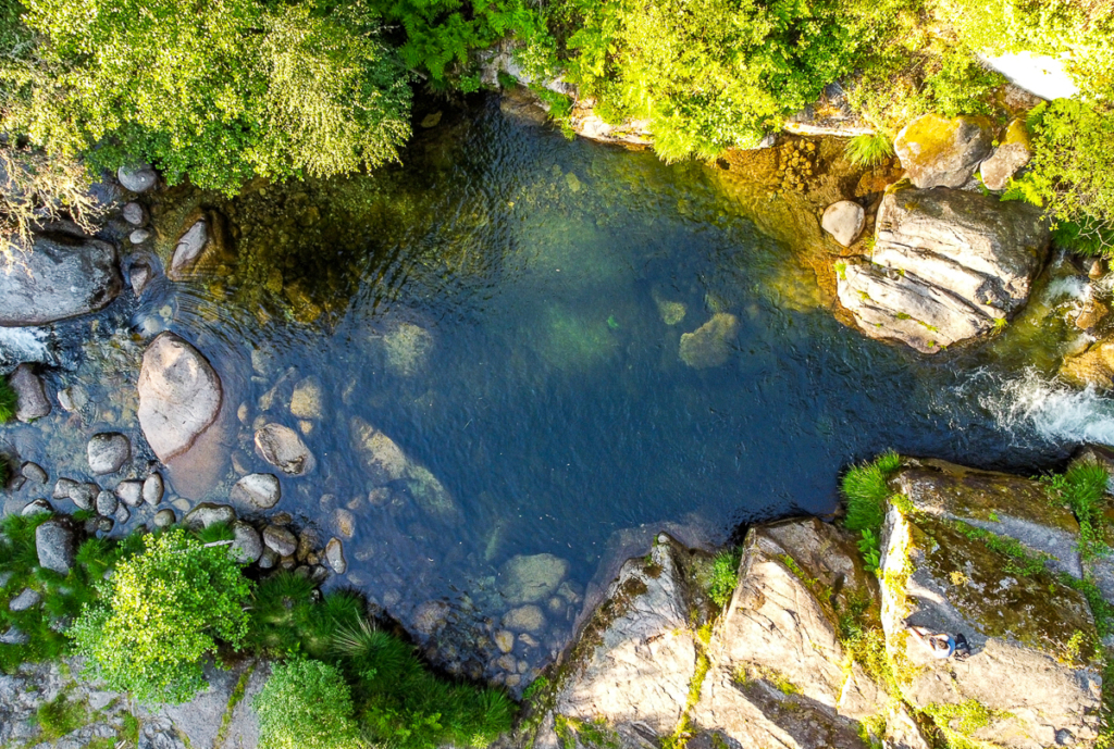 The main lagoon in Grade (river Ázere)