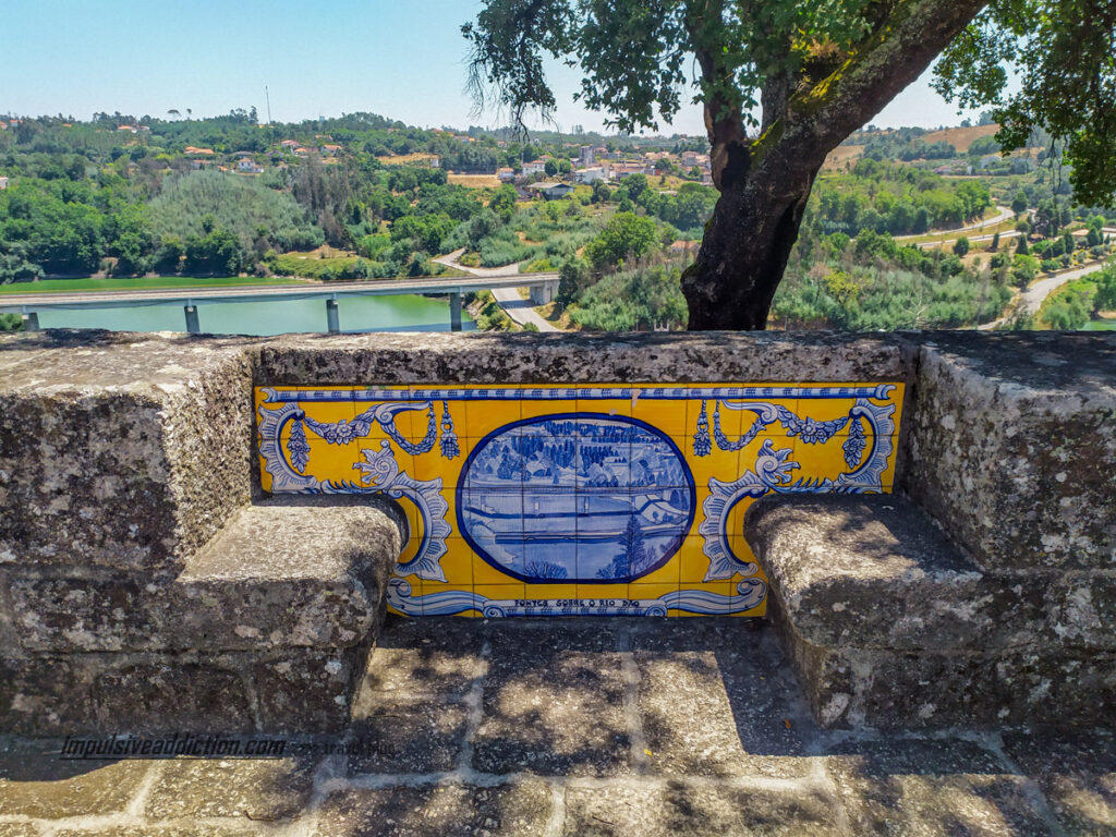 Panels in Tiles at Outeirinho Viewpoint | N2 Portugal