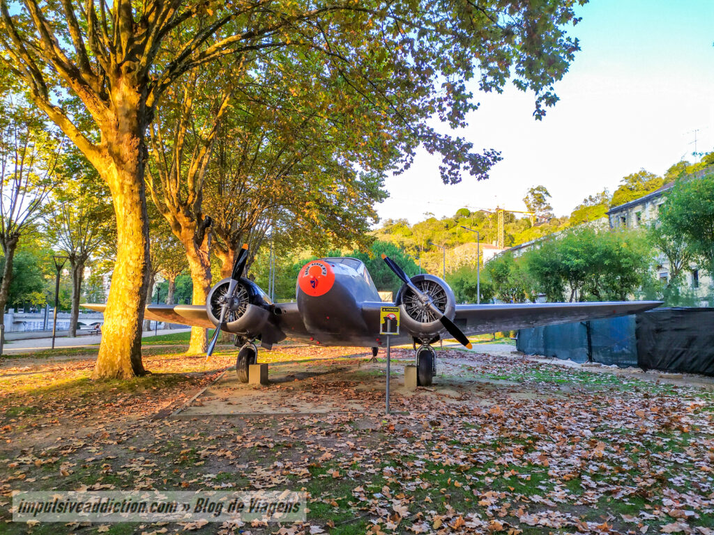 Parque do Avião junto do rio Lis