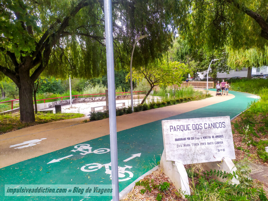 Via Polis de Leiria, na chegada ao Parque dos Caniços