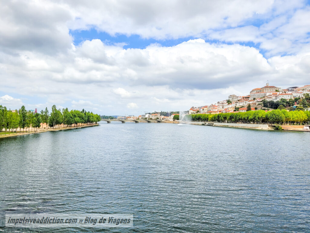 View from Pedestrian Bridge of Pedro and Inês