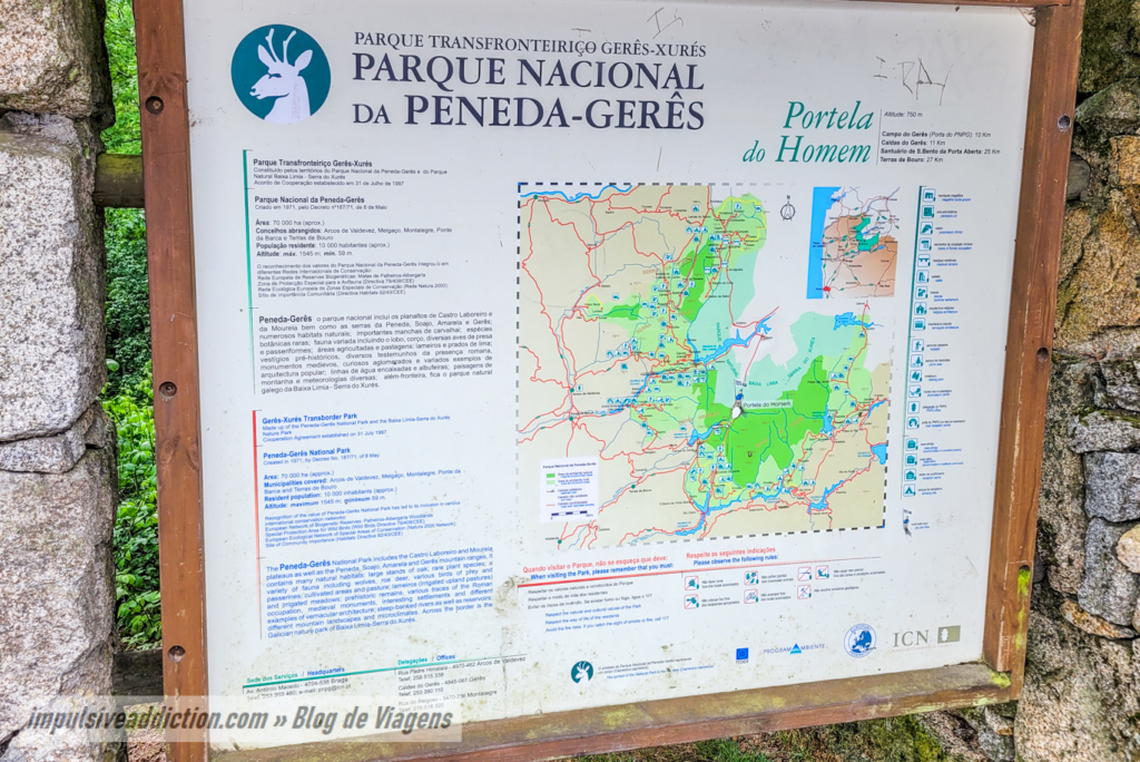 Painel Informativo do PNPG junto da Portela do Homem