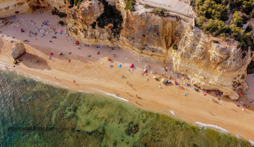 Praia da Marinha no Algarve