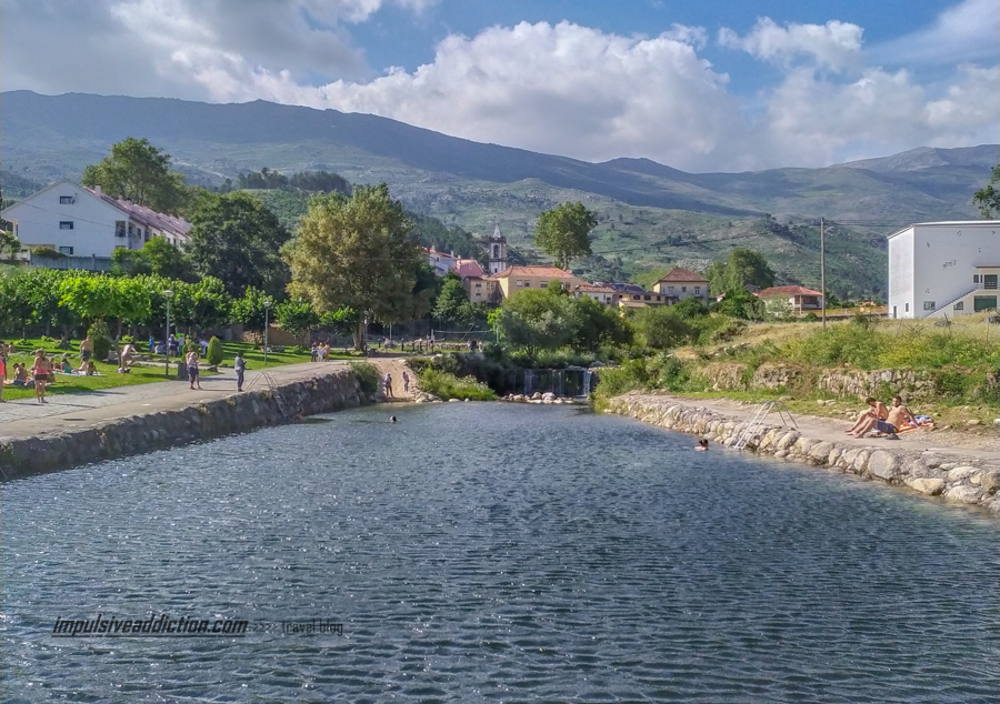Praia Fluvial de Unhais da Serra em roteiro na Serra da Estrela
