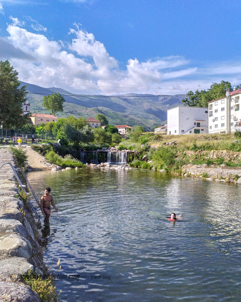 Praia Fluvial de Unhais da Serra em roteiro na Serra da Estrela