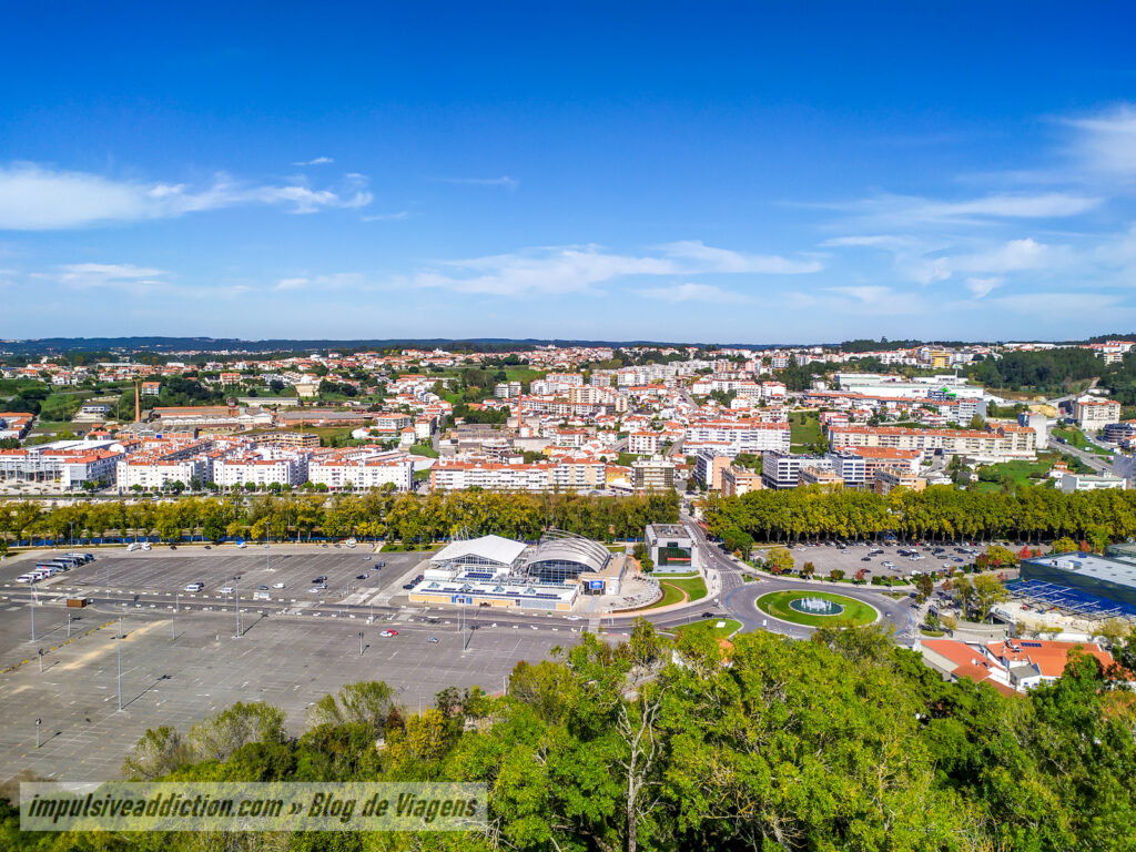 Miradouro a partir das muralhas do Castelo de Leiria