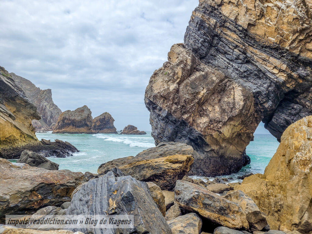 Ursa Beach rock formations