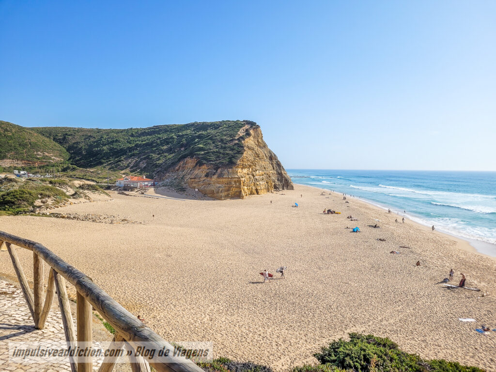 São Julião Beach dividing Sintra and Ericeira