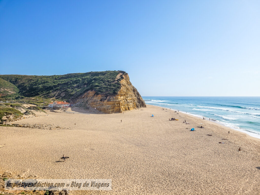 São Julião Beach dividing Sintra and Ericeira