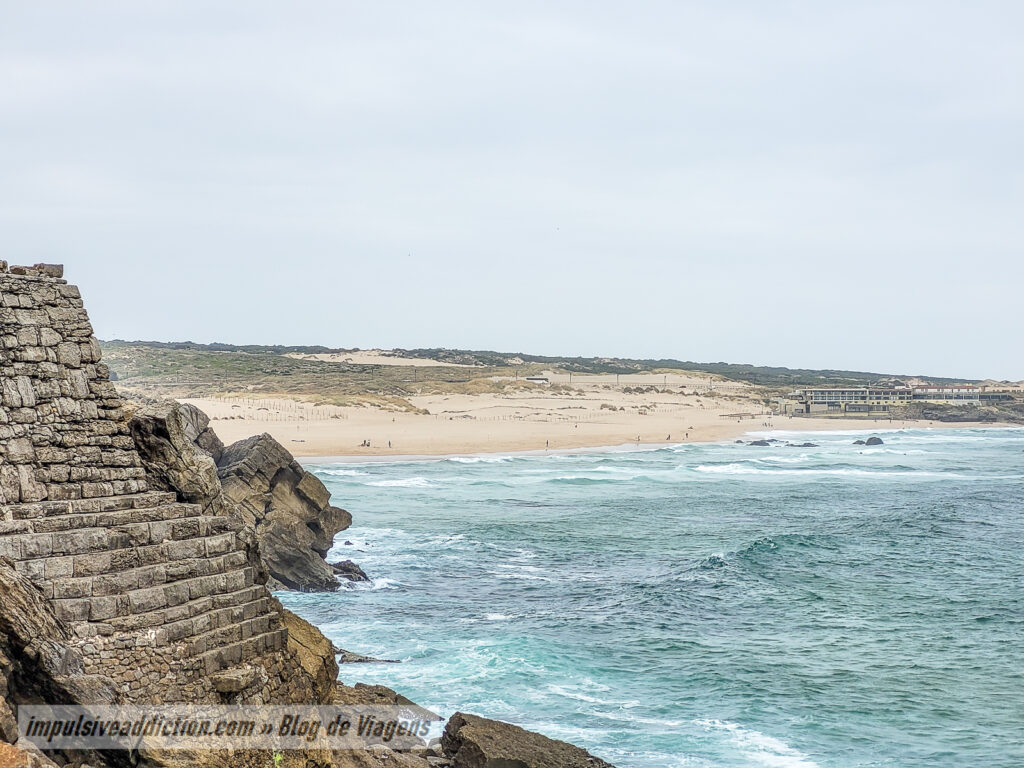 Miradouro da Praia do Guincho a partir do Forte das Velas
