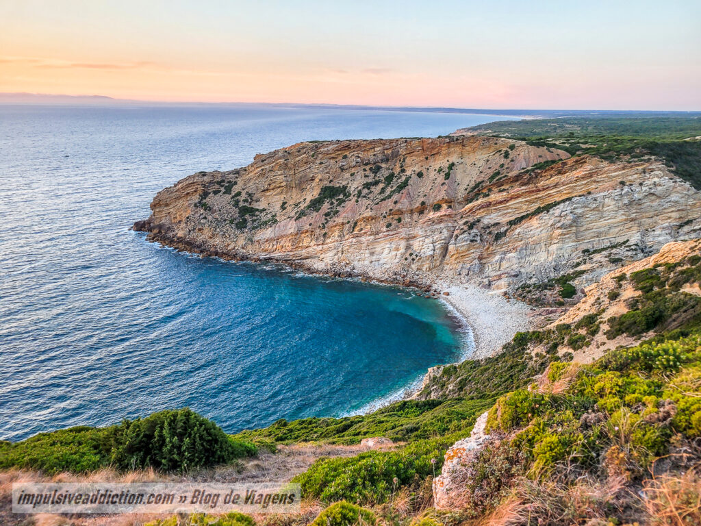 Lagosteiros Beach in Sesimbra