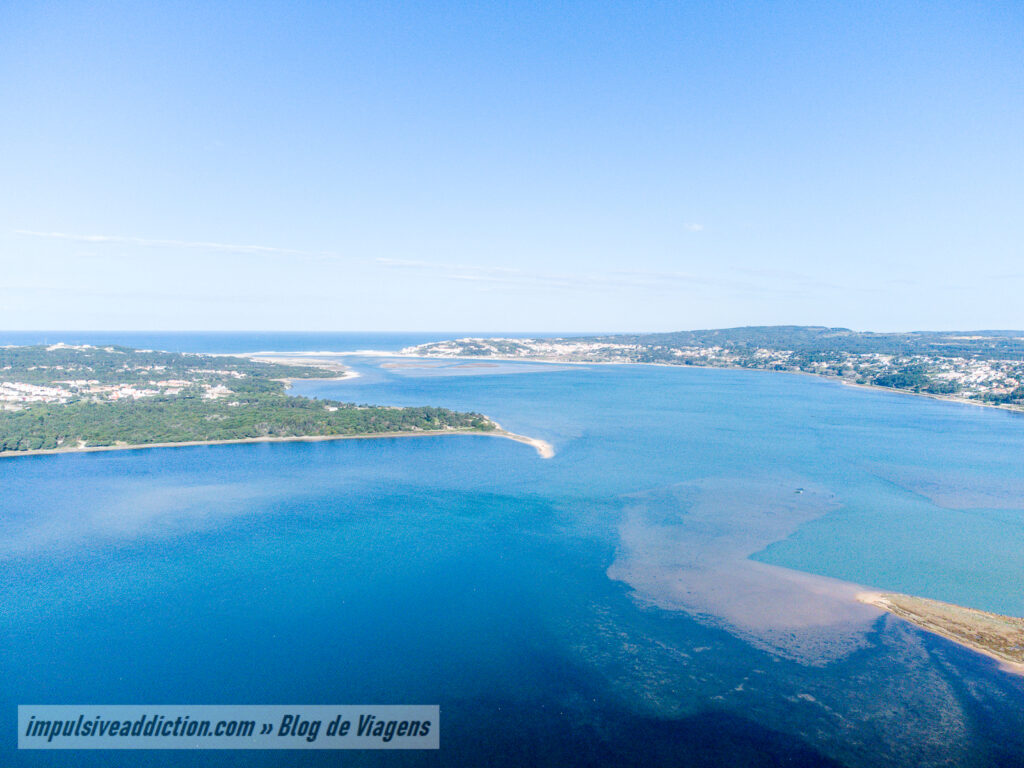 Lagoa de Óbidos (imagem de drone)