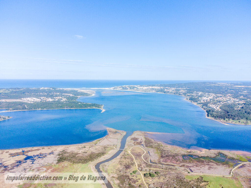 Lagoa de Óbidos (imagem de drone)