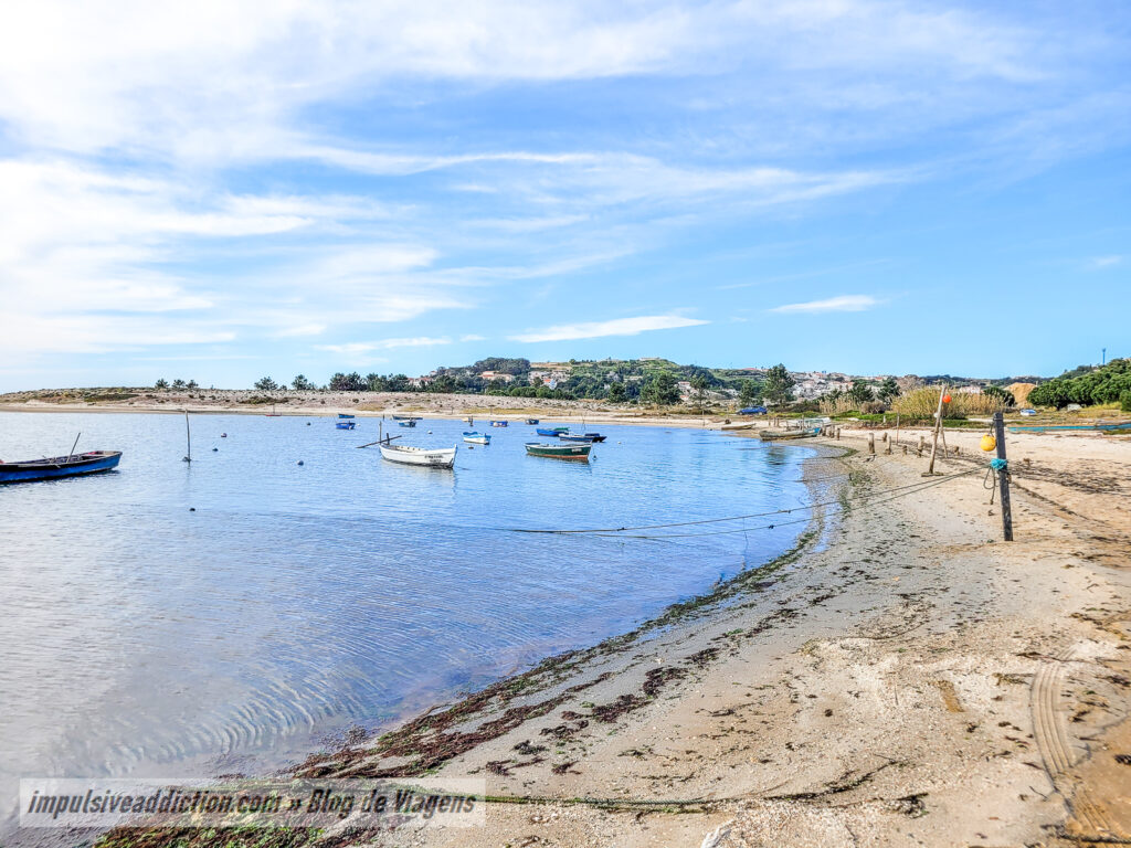 Margens da Lagoa de Óbidos, junto da Foz do Arelho