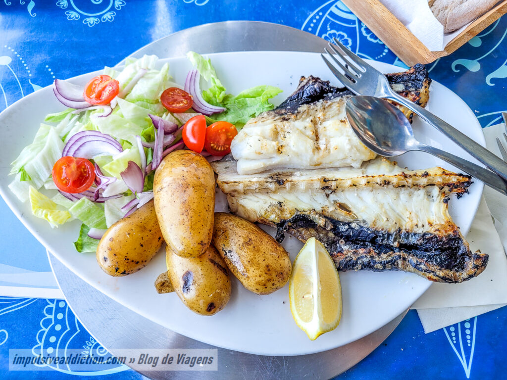 Grilled fish at D'uportinho