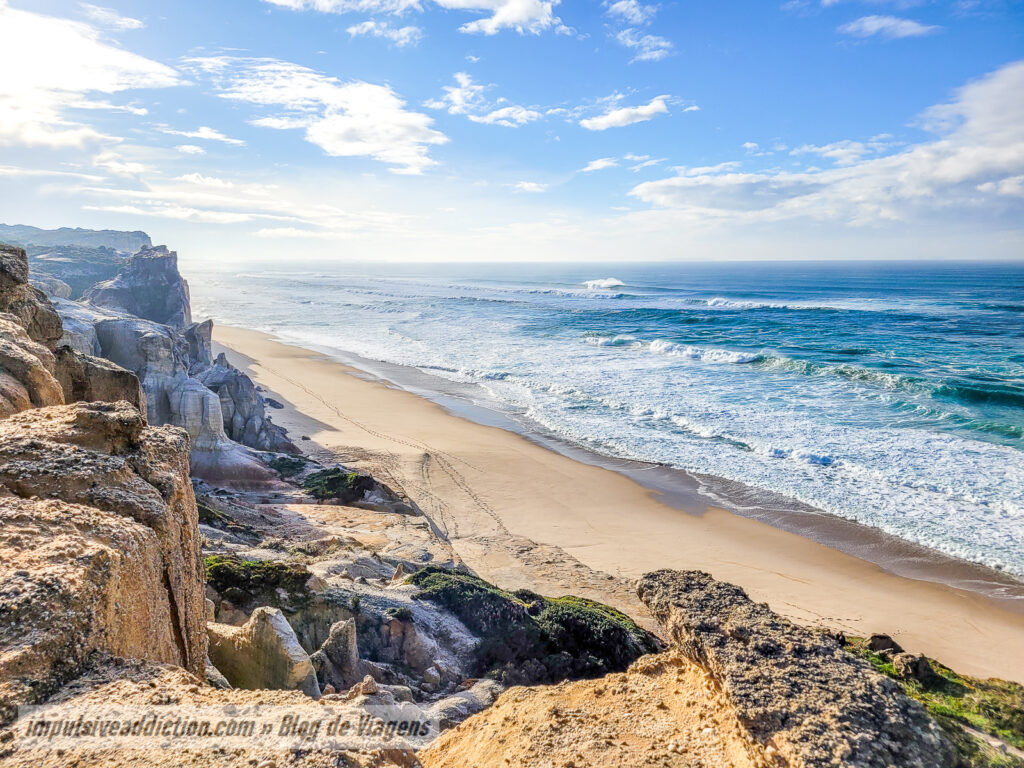 Praia da Estrela nos arredores da Foz do Arelho