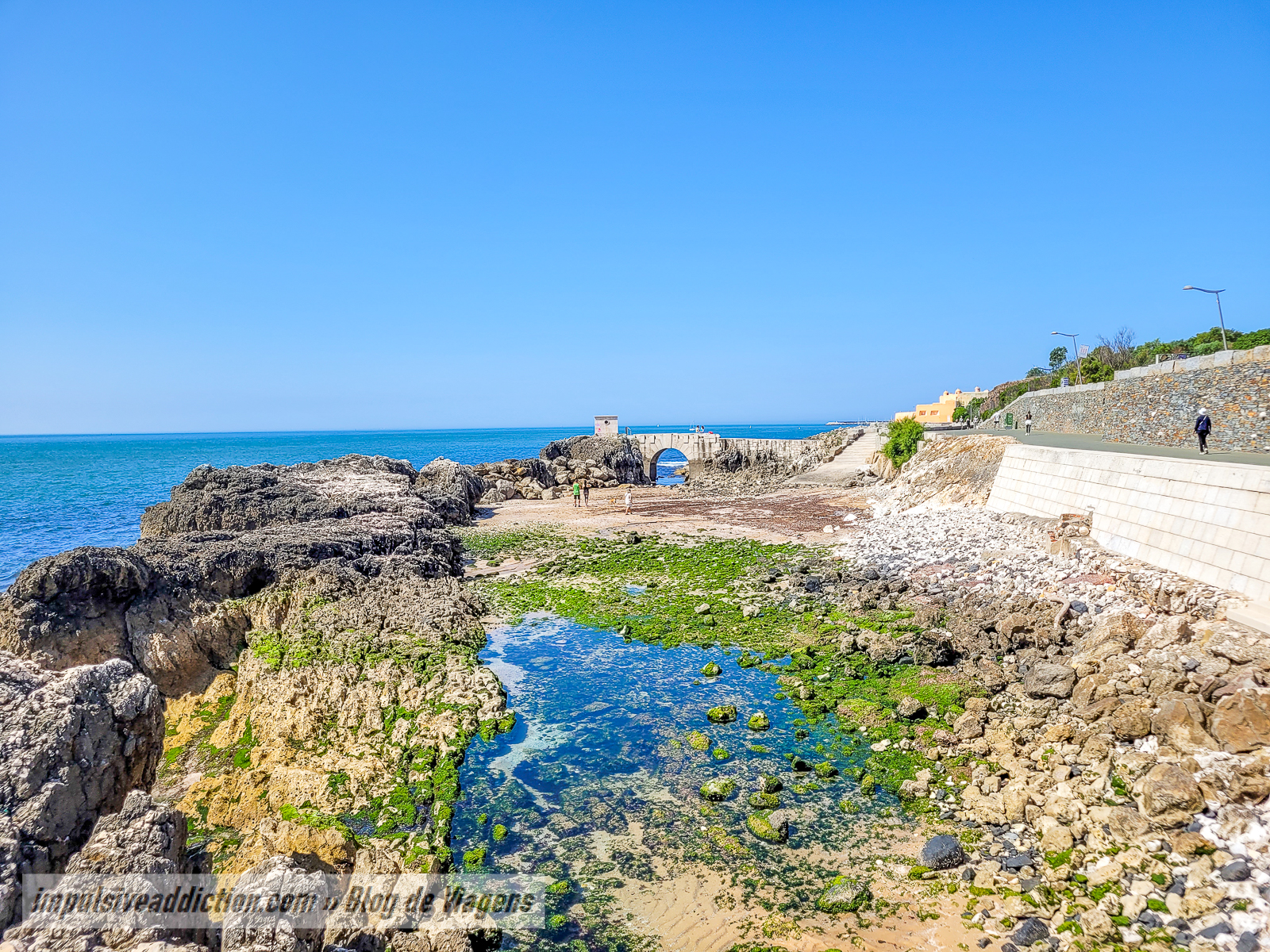 Praia das Fontainhas em Oeiras
