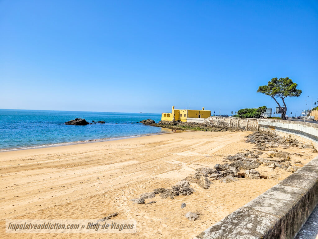 Praia de Caxias em Oeiras