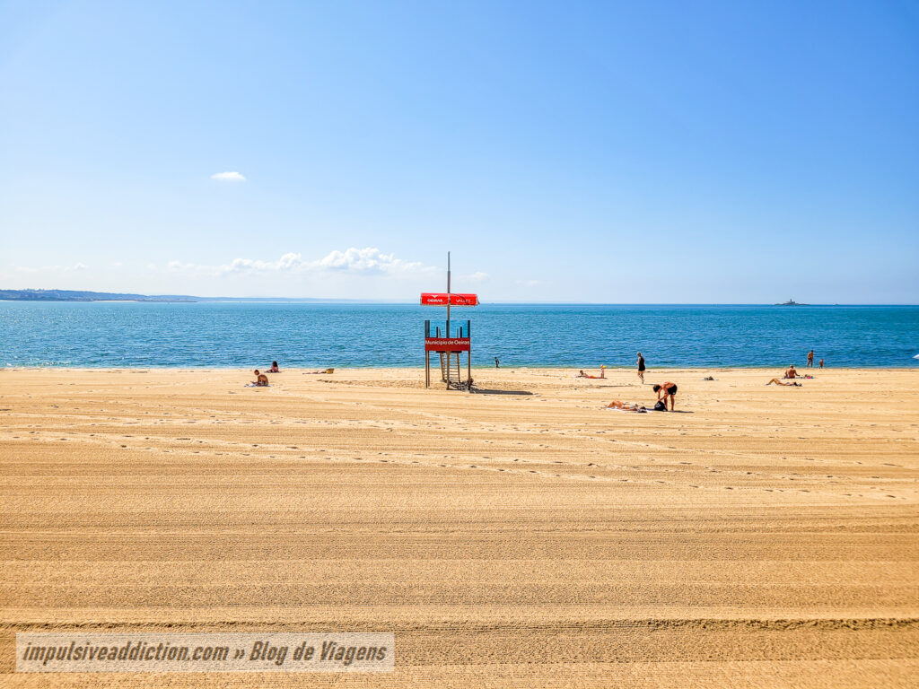 Praia de Paço de Arcos em Oeiras