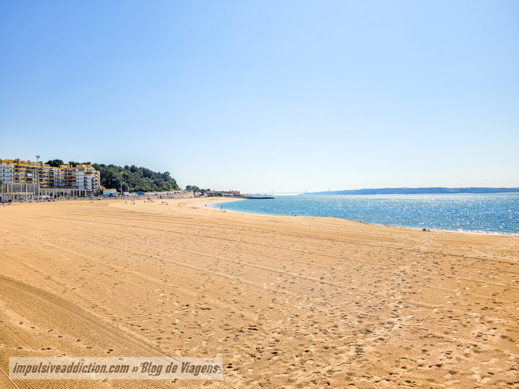 Praia de Santo Amaro em Oeiras