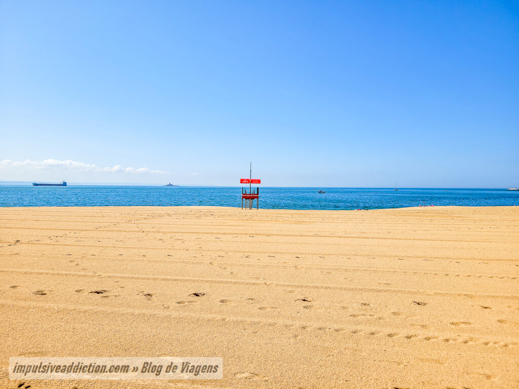 Praia de Santo Amaro em Oeiras