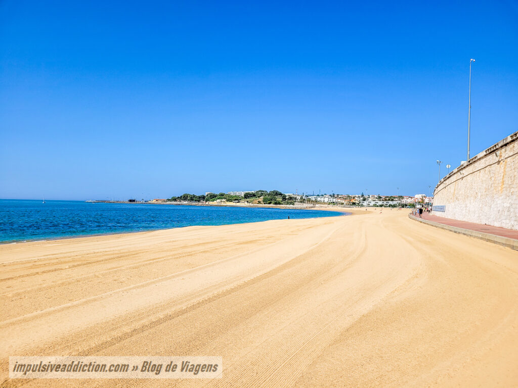 Praia de Santo Amaro em Oeiras