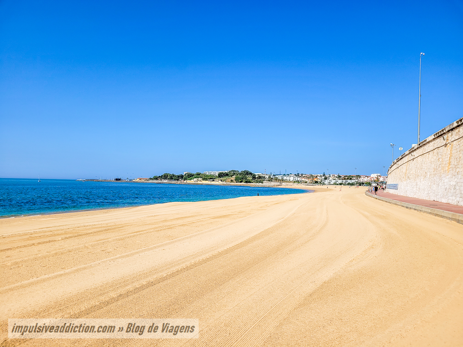 Praia de Santo Amaro em Oeiras