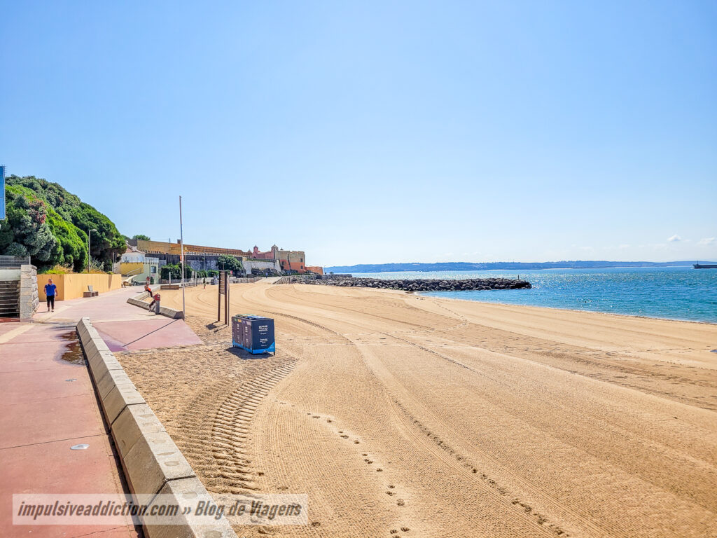 Praia de Santo Amaro em Oeiras
