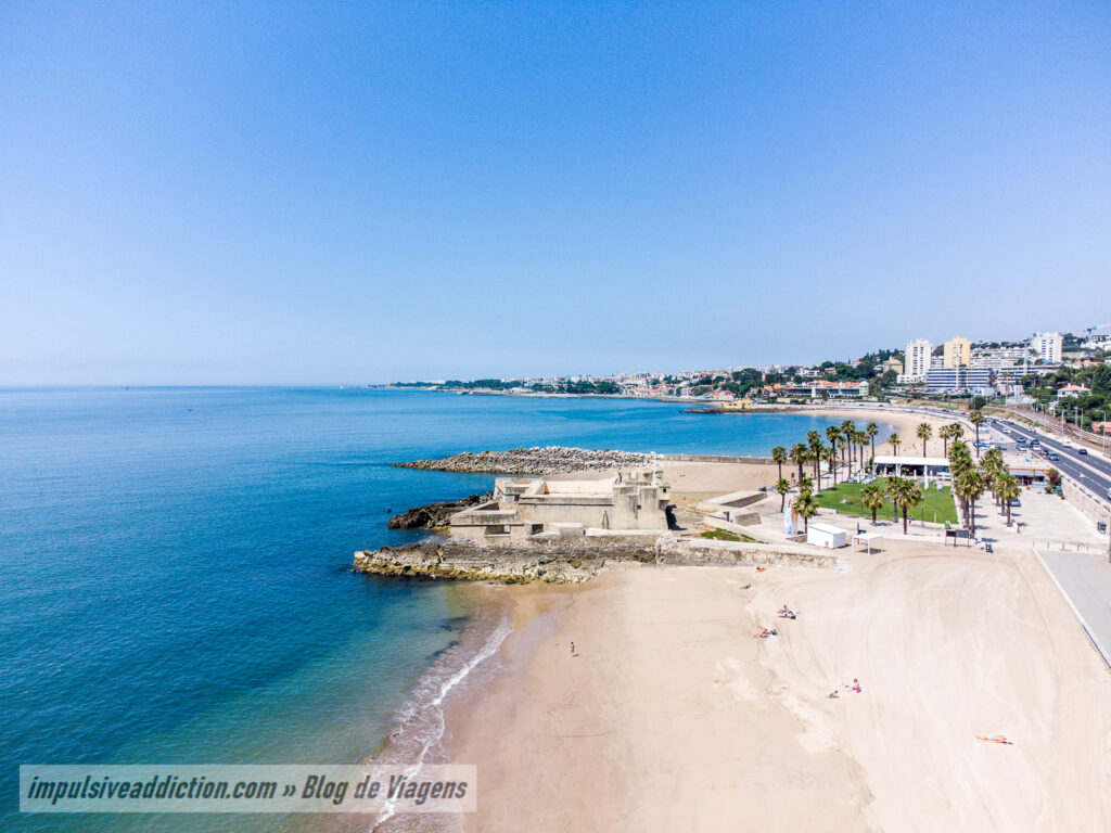 Praia de São Bruno em Oeiras