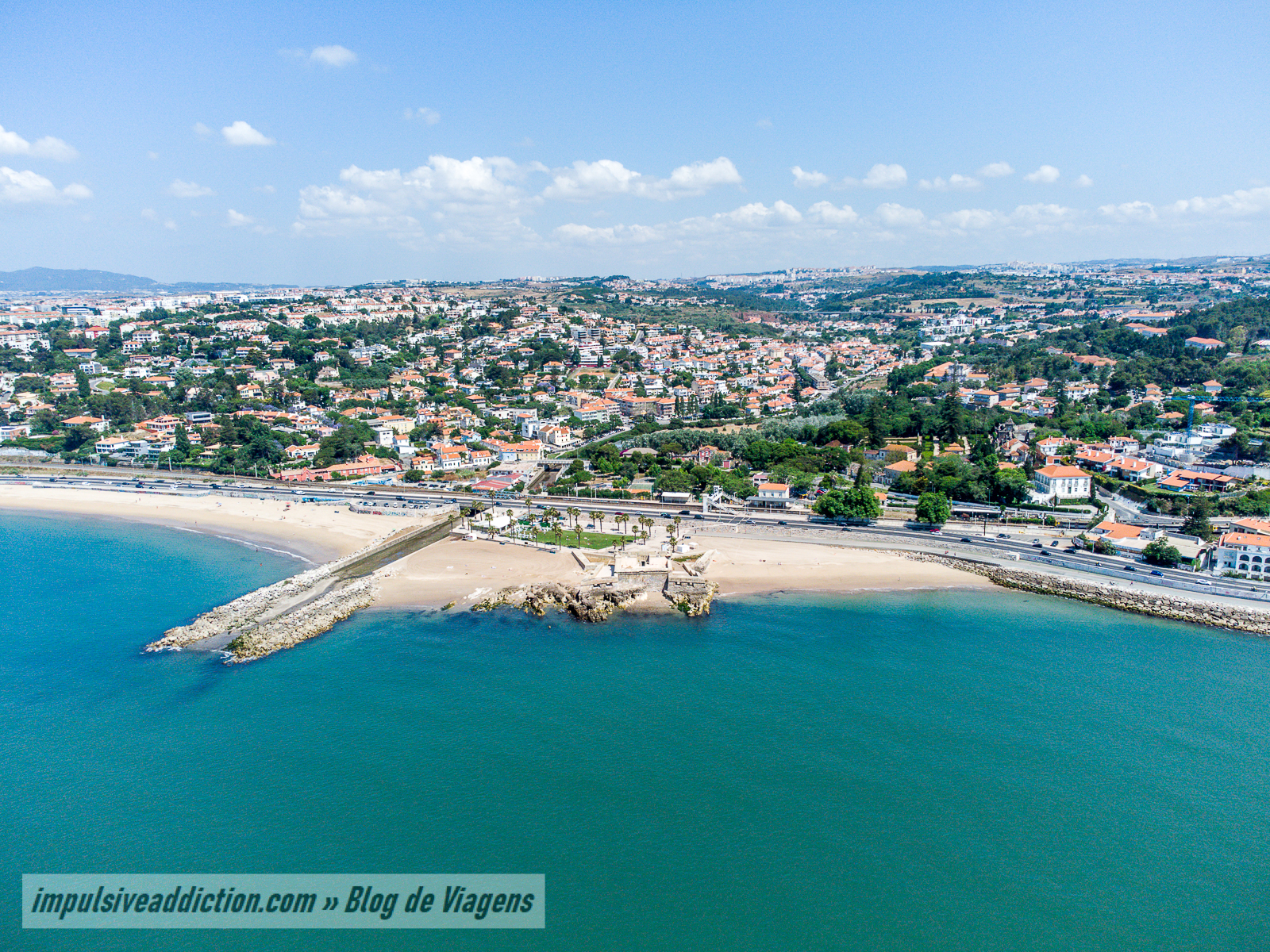 Praia de São Bruno em Oeiras