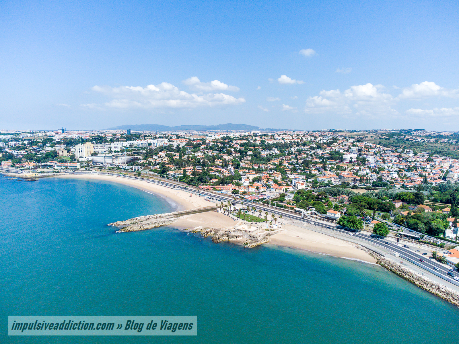 Praia de São Bruno em Oeiras