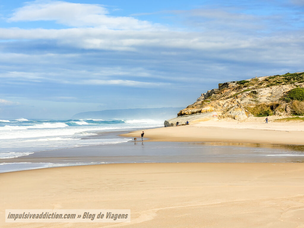 Praia d'El Rei nos arredores da Foz do Arelho