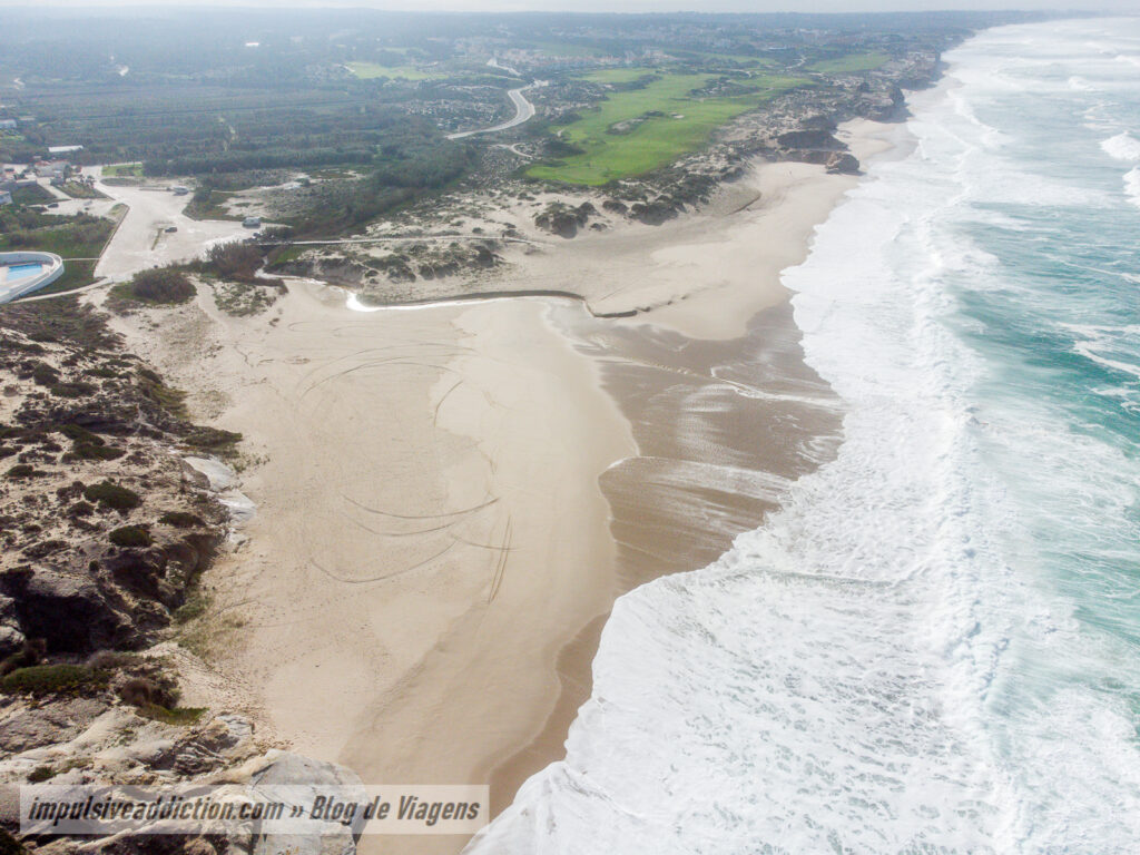 Praia d'El Rei nos arredores da Foz do Arelho