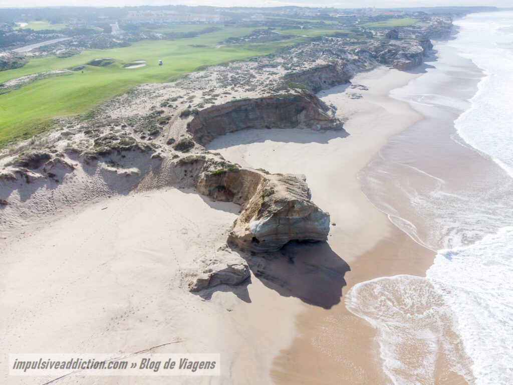 Praia d'El Rei nos arredores da Foz do Arelho