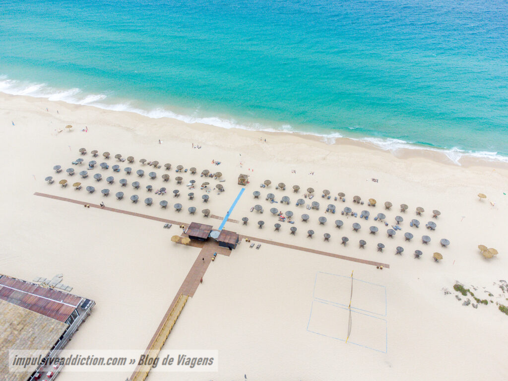Praia do Carvalhal na região da Comporta