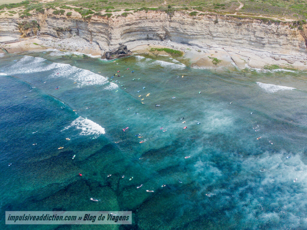 Ribeira d'Ilhas Beach in Ericeira / Mafra