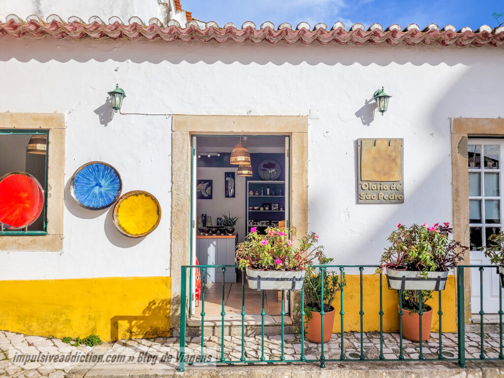 Lojas de Artesanto e Souvenirs ao visitar Óbidos