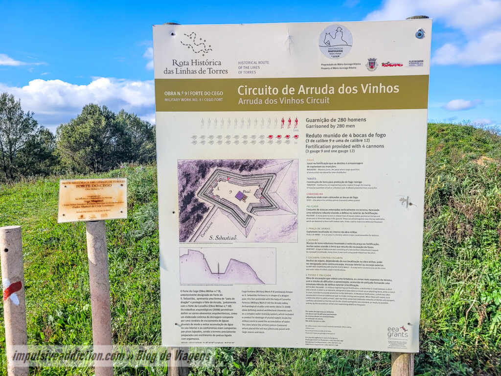 Forte do Cego ao visitar Arruda dos Vinhos