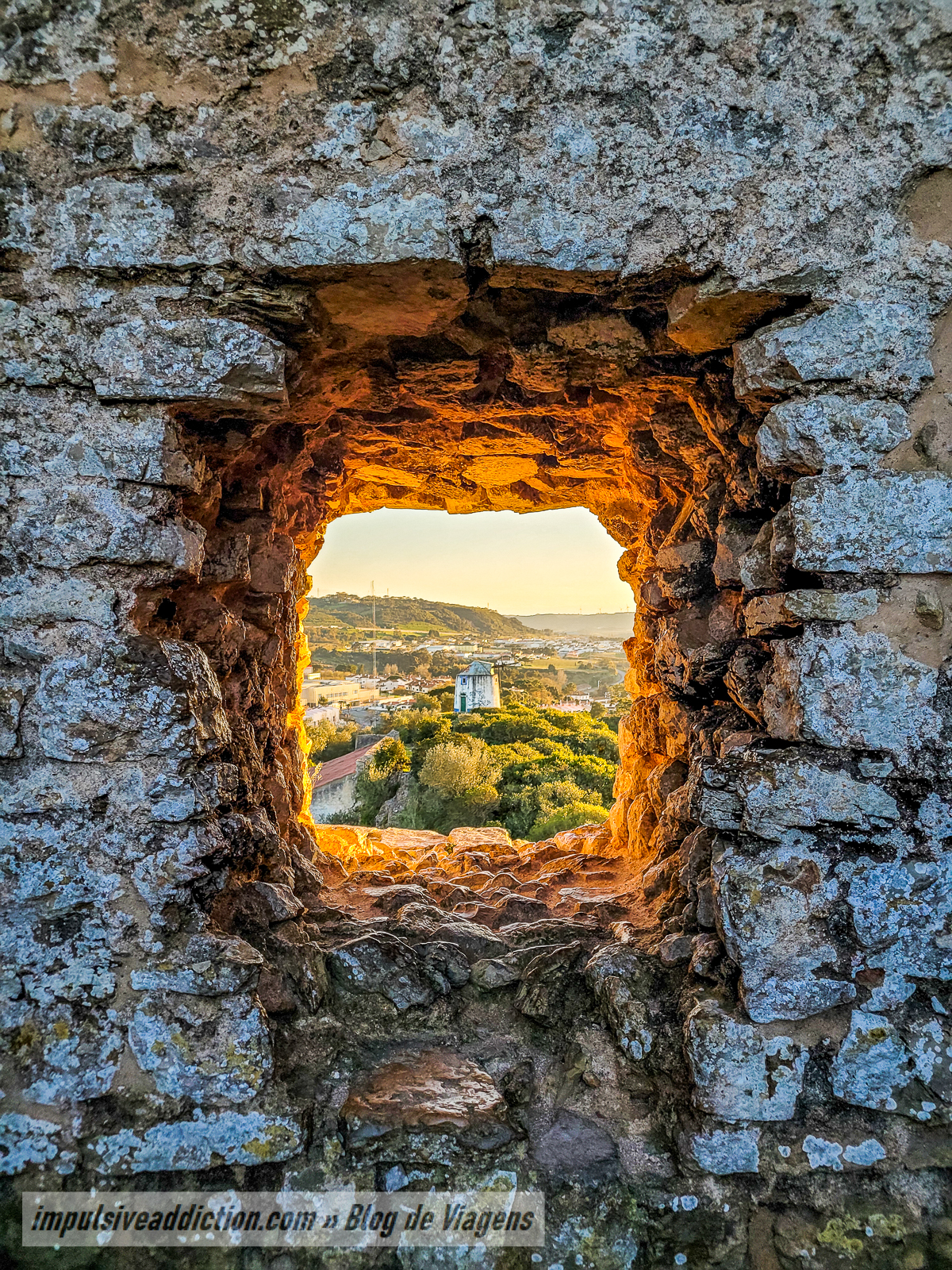 Moinho do Facho ao visitar Óbidos