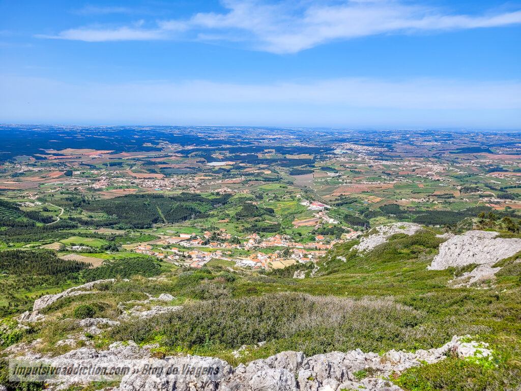 Miradouro do Pico da Abrigada na Serra de Montejunto