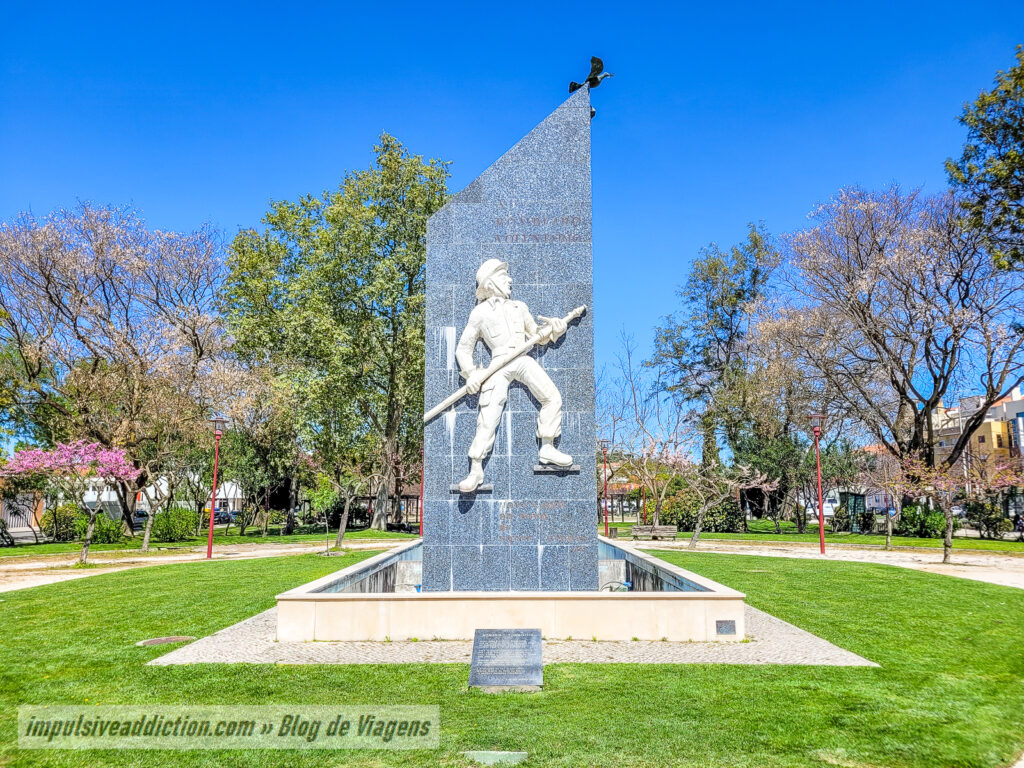 Praça da Liberdade ao visitar Torres Vedras