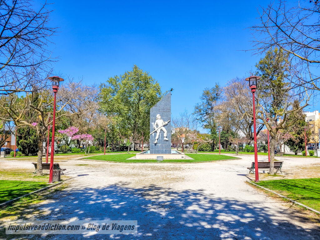Praça da Liberdade ao visitar Torres Vedras