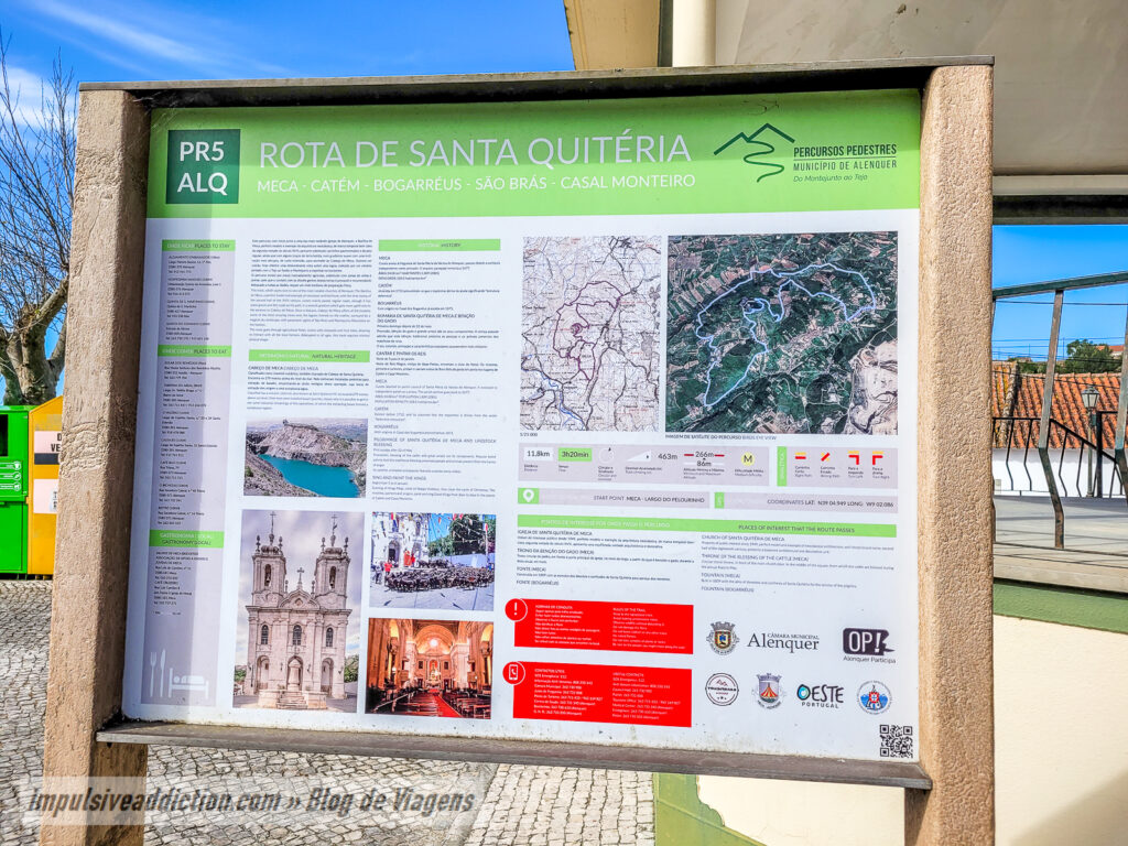 Painel Informativo da Rota de Santa Quitéria