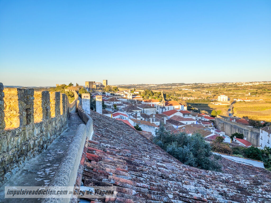Vila Medieval de Óbidos a partir das muralhas