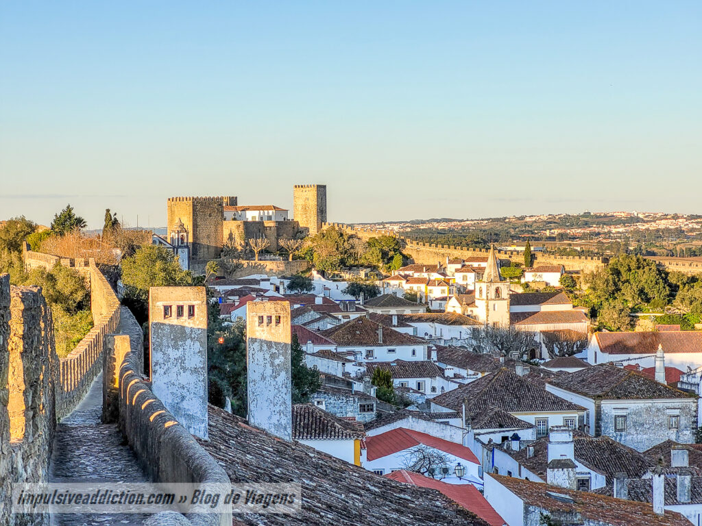 Vila Medieval de Óbidos a partir das muralhas